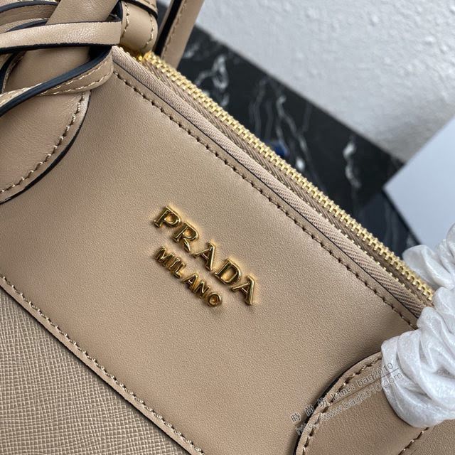 prada女包 普拉達專櫃經典爆款手袋 1BA102 Prada十字紋牛皮手提包 Prada肩背女包  pyd2269